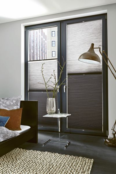 Pleated Blind Systems, SG 8500, DUETTE® Fixé Elan, Col 20012, DUETTE® Architella® Elan Dark, Col 20086, BB35