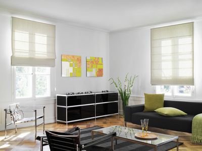 Roman Blind Systems, SG 2320, Room shot "Private Residence", Thun, Switzerland