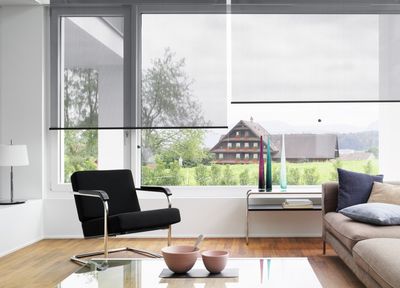 Roller Blind Systems, Room shot "Private Residence", Emmenbrücke, Switzerland