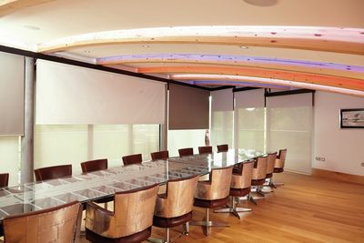 Roller Blind Systems, Versascreen 1-10%, Bowcliffe Hall, Bramham, United Kingdom